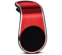 ONEFLOW Premium Magnetic Mobile Phone Holder Car Ventilation for All Xiaomi Models Universal Mobile Phone Holder Car Compact Ultra Light and Safe Mobile Phone Holder for Car Magnetic, Red