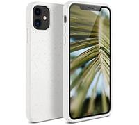 ONEFLOW Sama Sama Case Compatible with Apple iPhone 11 - Sustainable Mobile Phone Case Made of Plant Fibres, Biodegradable, Vegan & Eco-Friendly - White
