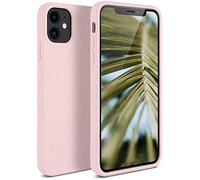 ONEFLOW Sama Sama Case Compatible with Apple iPhone 11 - Sustainable Mobile Phone Case Made of Plant Fibres, Biodegradable, Vegan & Eco-Friendly - Pink