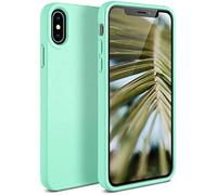 ONEFLOW Sama Sama Case Compatible with Apple iPhone X/iPhone XS - Sustainable Plant Fibres Mobile Phone Case Biodegradable without Plastic Vegan and Environmentally Friendly - Turquoise