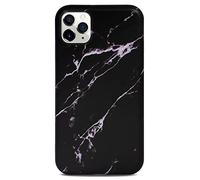 ONEFLOW Sense Case, Compatible with Apple iPhone 11 Pro Max Pro Max, Marble Effect Case, Camera and Screen Protector, Glitter Silicone Phone Case, Temper
