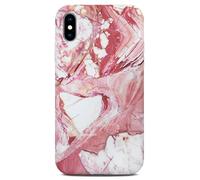 ONEFLOW Sense Case, Compatible with Apple iPhone X/iPhone XS Pro Max, Marble Effect Case, Camera and Screen Protector, Glitter Silicone Phone Case, Pleasure