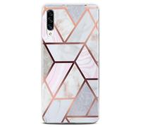 ONEFLOW Sense Case, Compatible with Samsung Galaxy A50 / A30s Pro Max, Marble Effect Case, Camera and Screen Protector, Glitter Silicone Phone Case, Thrill