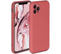 OneFlow Soft Case, Compatible with Apple iPhone 11 Pro Max, Silicone Case, Raised Edge for Screen Protection, Dual Layer, Soft Phone Case, Matte Red