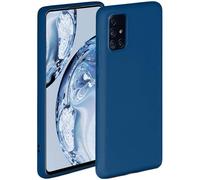 OneFlow Soft Case Compatible with Samsung Galaxy A51, Silicone Case, Raised Edge for Screen Protector, Dual Layer, Soft Phone Case - Matte Blue