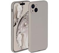 ONEFLOW Soft Case for iPhone 15 Plus Silicone Case with Camera Protection, Silicone Case with Raised Protection for Display, Back Cover Protective Case, Soft Mobile Phone Case, Taupe