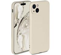 ONEFLOW Soft Case for iPhone 15 Silicone Case with Camera Protection, Silicone Case with Raised Screen Protection, Back Cover Protective Case, Soft Mobile Phone Case, Cream
