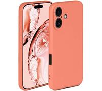 ONEFLOW Soft Case for iPhone 17 Silicone Case with Camera Protection, Silicone Case with Raised Protection for Display, Back Cover Protective Case, Soft Mobile Phone Case, Coral