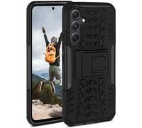 ONEFLOW Tank Case Compatible with Samsung Galaxy A54 5G - Outdoor Shockproof Mobile Phone Case with Stand, Camera and Screen Protection, Mobile Phone Hard Case Armoured Case, Obsidian - Black