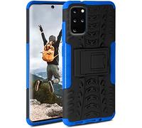 OneFlow Tank Case, Compatible with Samsung Galaxy S20 Plus / 5G, Outdoor Case, Shockproof, Phone Case with Kickstand, Camera and Screen Protector, Mobile Phone Hard Case, Horizon - Blue