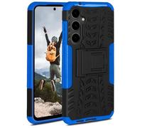 ONEFLOW Tank Case Compatible with Samsung Galaxy S23 FE - Outdoor Shockproof Mobile Phone Case with Stand, Camera and Screen Protection, Mobile Phone Hard Case Armoured Case, Horizon - Blue