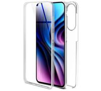ONEFLOW Touch Case for Samsung Galaxy A57 5G Case 360 Degree Full Protection on Both Sides, Mobile Phone Case with Screen Protector, TPU Protective Case, Transparent Front and Back Shockproof, Clear