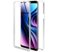 OneFlow Touch Case for Samsung Galaxy S9 Plus Shockproof Both Sides, Front and Back Cover, 360-Degree Full Protection, Transparent Case with Screen Protector, Ultra-Clear