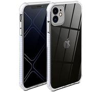 ONEFLOW Transparent Silicone Case for iPhone 11, Mobile Phone Case with Shockproof Bumper Back Cover, Transparent Silicone Case, Wireless Charging Protective Case, Cushion Case, White