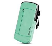 ONEFLOW Urban Sling for Leitzphone Powered by Xiaomi Mobile Phone Case for Hanging, Mobile Phone Belt Bag and Bracelet Combined, Mobile Phone Shoulder Bag with Wallet for Men and Women, Mint