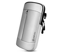 ONEFLOW Urban Sling for Oppo A5 Pro (4G/5G) Mobile Phone Case for Hanging, Mobile Phone Belt Bag and Bracelet Combined, Mobile Phone Shoulder Bag with Wallet for Men and Women, Grey