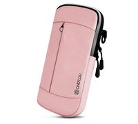 ONEFLOW Urban Sling for Oppo Reno14 5G Mobile Phone Case for Hanging, Mobile Phone Belt Bag and Bracelet Combined, Mobile Phone Shoulder Bag with Wallet for Men and Women, Pink