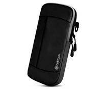ONEFLOW Urban Sling for Poco F7 Pro Mobile Phone Case for Hanging, Mobile Phone Belt Bag and Bracelet Combined, Mobile Phone Shoulder Bag with Wallet for Men and Women, Black