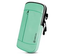 ONEFLOW Urban Sling for Samsung Galaxy A34 5G Mobile Phone Case for Hanging, Mobile Phone Belt Bag and Bracelet Combined, Mobile Phone Shoulder Bag with Wallet for Men and Women, Mint