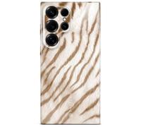 ONEFLOW Wild Cover for Samsung Galaxy S25 Ultra Case with Animal Print, Designer Case Mobile Phone Protective Case with Camera Protection, Animal Pattern Hard Case, Thin Mobile Phone Case, Caramel