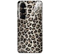 ONEFLOW Wild Cover for Samsung Galaxy S26 Case with Animal Print, Designer Case Mobile Phone Protective Case with Camera Protection, Animal Pattern Hard Case, Thin Mobile Phone Case, Golden Leopard
