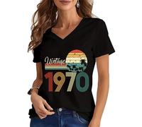 oneforus Vintage Versatile T-Shirt 1970-1979 Landscape Clothing Short Sleeve Casual High Street Fashion Tees Tops