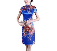 oneforus Women Evening Party Cheongsam Dress Traditional Chinese Slim Classic Qipao Dresses S-6XL