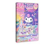 Onegai My Melody Kuromi Anime Art Posters 13 Canvas Poster Bedroom Decor Landscape Office Room Decor Gift 12x18inch(30x45cm)
