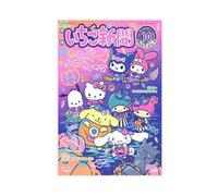 Onegai My Melody Kuromi Anime Art Posters 31 Canvas Poster Wall Art Decor Print Picture Paintings for Living Room Bedroom Decoration 08x12inch(20x30cm)