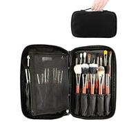 ONEGenug Makeup Brush Bags Travel Cosmetic Organizer Case Make Up Tools Handbag Beauty Case with Detachable Mesh Makeup Case
