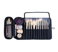 ONEGenug Multifunctional Makeup Brush Storage Bag - Cosmetic Bag with 12 Pockets Brush Holder Cosmetics Handbag Travel Organizer