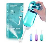 Onegreen Portable Bidet for Postpartum Care-500ml Green Travel Bidet Portable Bidet for Toilet UK, Upside Squirt Portable Bidet Squeezable Hygiene Wash for Perineal and Pregnancy (Green-500)