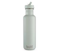 onegreenbottle BOTL - Tough Canteen Water Bottle with Leakproof Straw Lid, Stainless Steel Water Bottle, Non-Insulated, Eco Bottle, 800ml, Sage Green