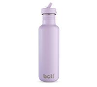 onegreenbottle BOTL - Tough Canteen Water Bottle with Leakproof Straw Lid, Stainless Steel Water Canteen, Non-Insulated, Eco Sports Bottle, 800ml, HAZE