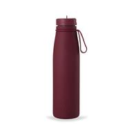 onegreenbottle EVOLUTION Stainless Steel Bottle, Triple-Walled Isothermal Insulated Water Bottle - Leakproof Bottle for Hot and Cold Drinks (Dark Cherry)