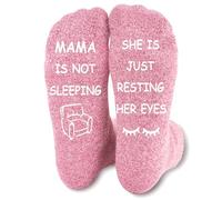ONEHAUS Cool Funny Socks for Mom,Great Mom Gifts MAMA NOT SLEEPING, Best Gifts for Mom, Best Mother's Day Gifts from Son Daughter