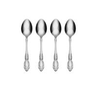 Oneida 2285004E Wordsworth Everyday Flatware Teaspoons, Set of 4, Stainless Steel, Silver