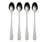 Oneida 2865004G Flight Everyday Flatware Tall Drink Spoon, Set of 4, 18/0 Stainless Steel, Silverware Set