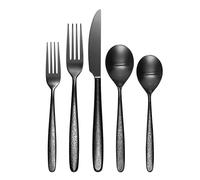 Oneida 894807 Storm Black 20 Piece Everyday Flatware Set, Service for 4, 3.11