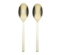 Oneida 895334 Allay Champagne Everyday 2 Piece Serving Spoon Set, Stainless Steel, Metallic