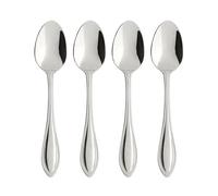 Oneida B587004E American Harmony Everyday Flatware Teaspoons, Set of 4 18/0 Stainless Steel, Silverware Set