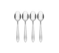 Oneida B336004E Mooncrest Everyday Flatware Teaspoons, Set of 4 18/0 Stainless Steel, Silverware Set