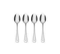Oneida B641004E Satin Sand Dune Everyday Flatware Teaspoons, Set of 4, 18/0 Stainless Steel, Silverware Set
