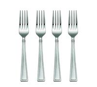 Oneida Butler Everyday Flatware Dinner Forks 18/0 Stainless Steel, Set of 4, Silver