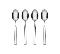 Oneida Easton Fine Flatware Teaspoons, Set of 4, 18/10 Stainless Steel, Silverware Set, Dishwasher Safe