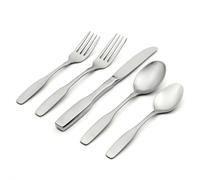 Oneida Flatware Paul Revere 18/10 Silverware Set for 1, 5-Piece | satin finish | 18/10 stainless steel | 1 knife, 2 spoons & 2 forks | service for 1 | cutlery set for kitchen & dining