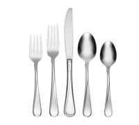 Oneida Flight 65 Piece Everyday Flatware, Service for 12, 18/0 Stainless Steel, Silverware Set, Dishwasher Safe