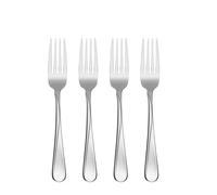 Oneida 2865004B Flight Everyday Flatware Dinner Forks, Set of 4, 18/0 Stainless Steel, Silverware Set