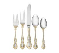 Oneida Golden Mandolina 45 Piece Fine Flatware Set, Service for 8