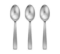 Oneida H157003A Everdine Everyday Flatware Serving Spoon, Set of 3, 18/0 Stainless Steel, Silverware Set, [Silver']